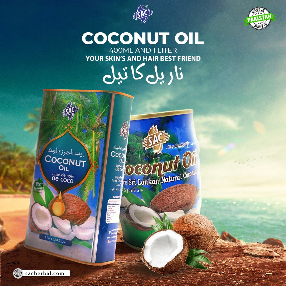 Coconut Oil - 400ml  & 1 Litre