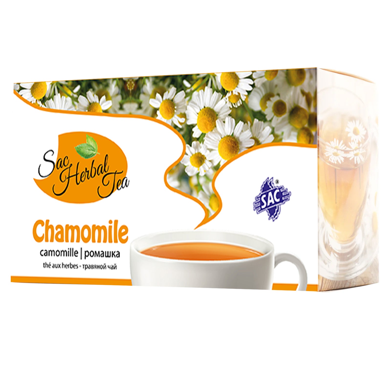 Chamomile Herbal Green Tea (20 Sachets Per Pack)