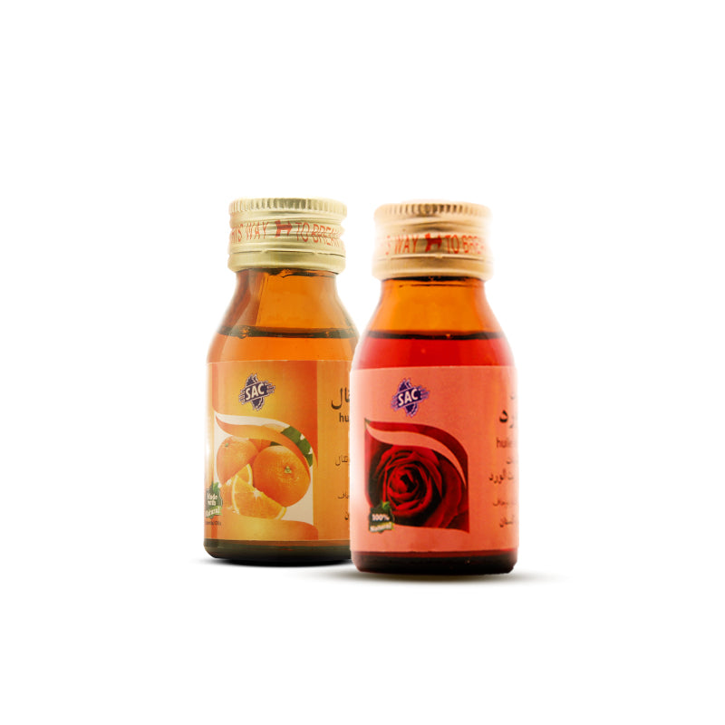 Pack of Rose Oil and Orange Oil