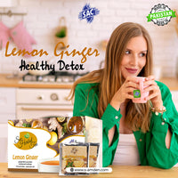 Lemon Ginger Herbal Green Tea (20 Sachets Per Pack)