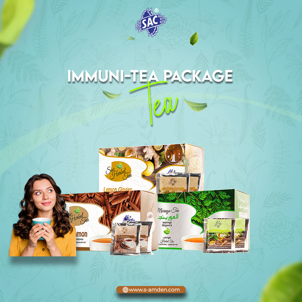 Immuni-tea package (Moringa, Cinnamon, Lemon with Ginger )