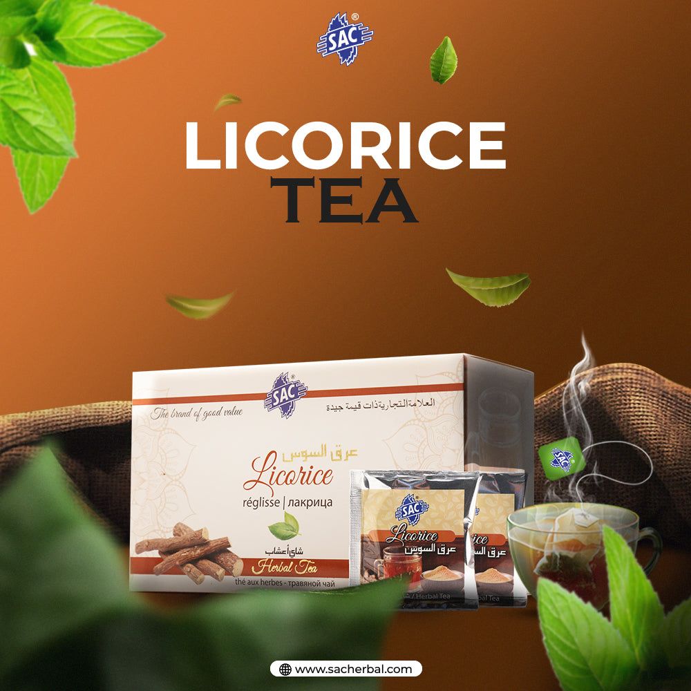 Licorice Herbal Green Tea  (20 Sachets Per Pack)