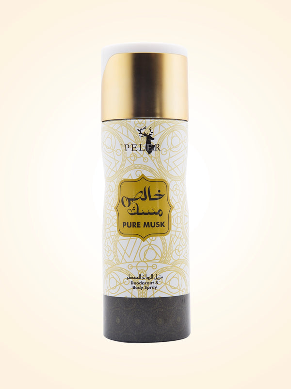 Peler Pure Musk Spray for body and Air freshening - Air freshener 200ml