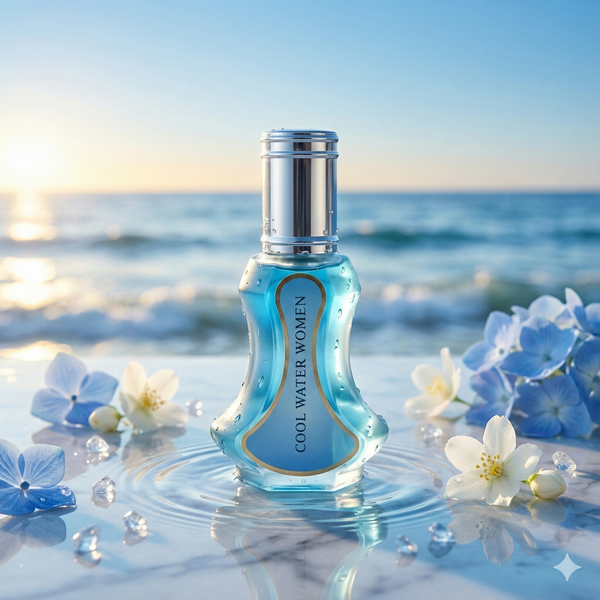 Cool Water Women Impression by Al-Taha – 35ml Long-Lasting Fresh & Aquatic Perfume