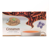 Cinnamon Herbal Green Tea  (20 Teabag Sachets Per Pack)
