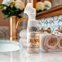 Turmeric Acne Clearing Foaming Face Wash 150ml with Silicon Brush