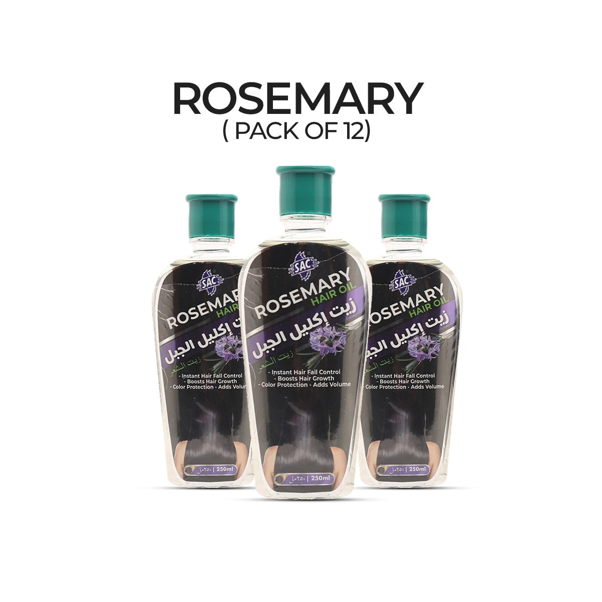 Rosemary Hair Oil - 250ml (Pack of 12)