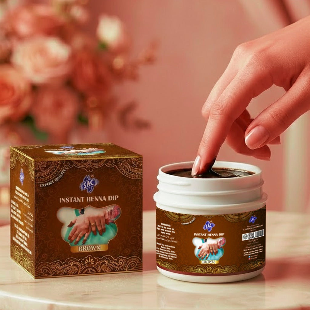 SAC Henna Dip Instant Henna - Brown.