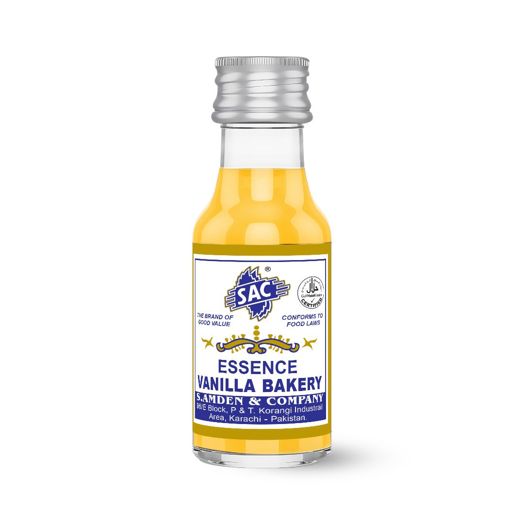 SAC Vanilla Bakery Essence – Rich Vanilla Flavor for Cakes & Desserts