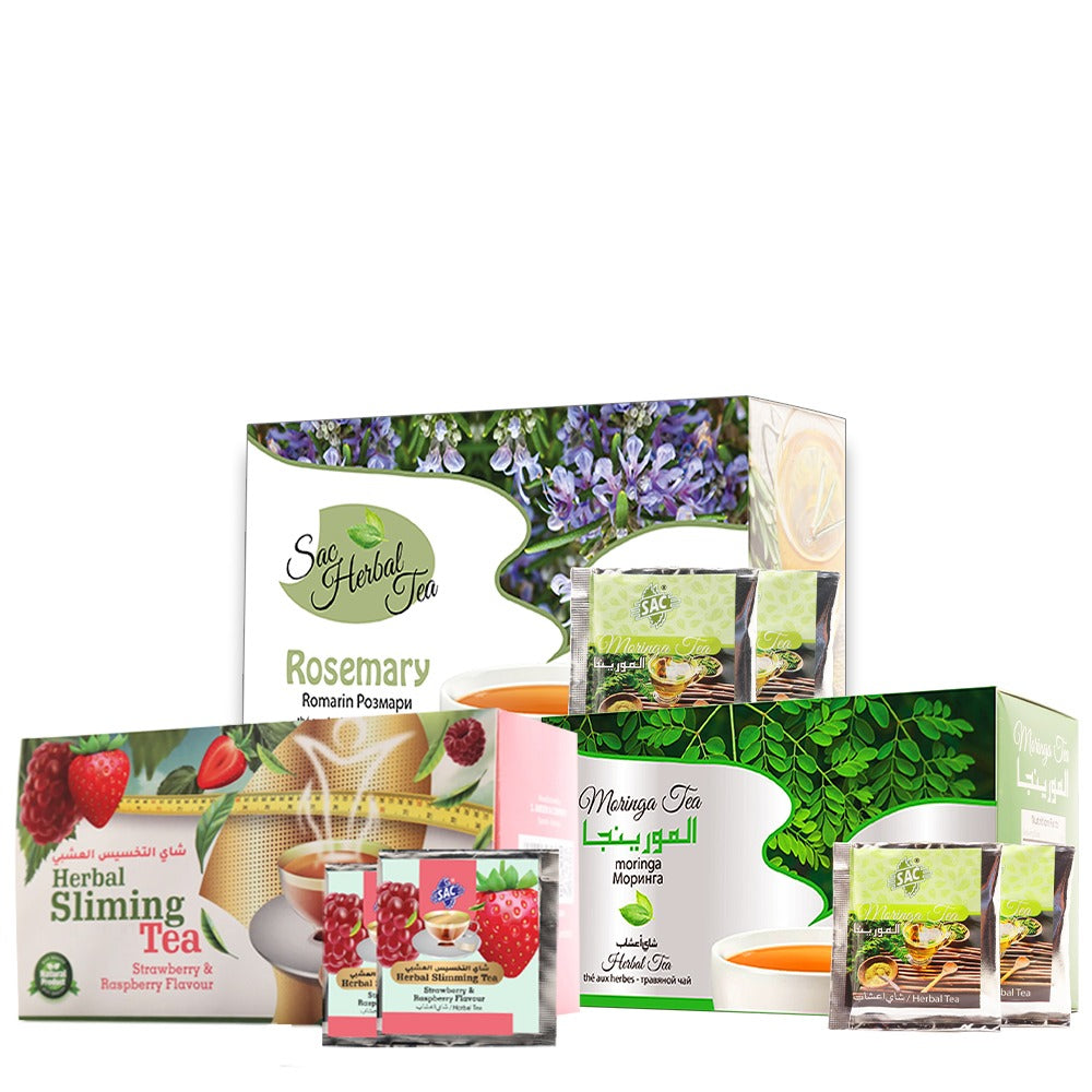 Smart and slim Herbal Green Tea (Slimming tea, Moringa ,Rosemary )