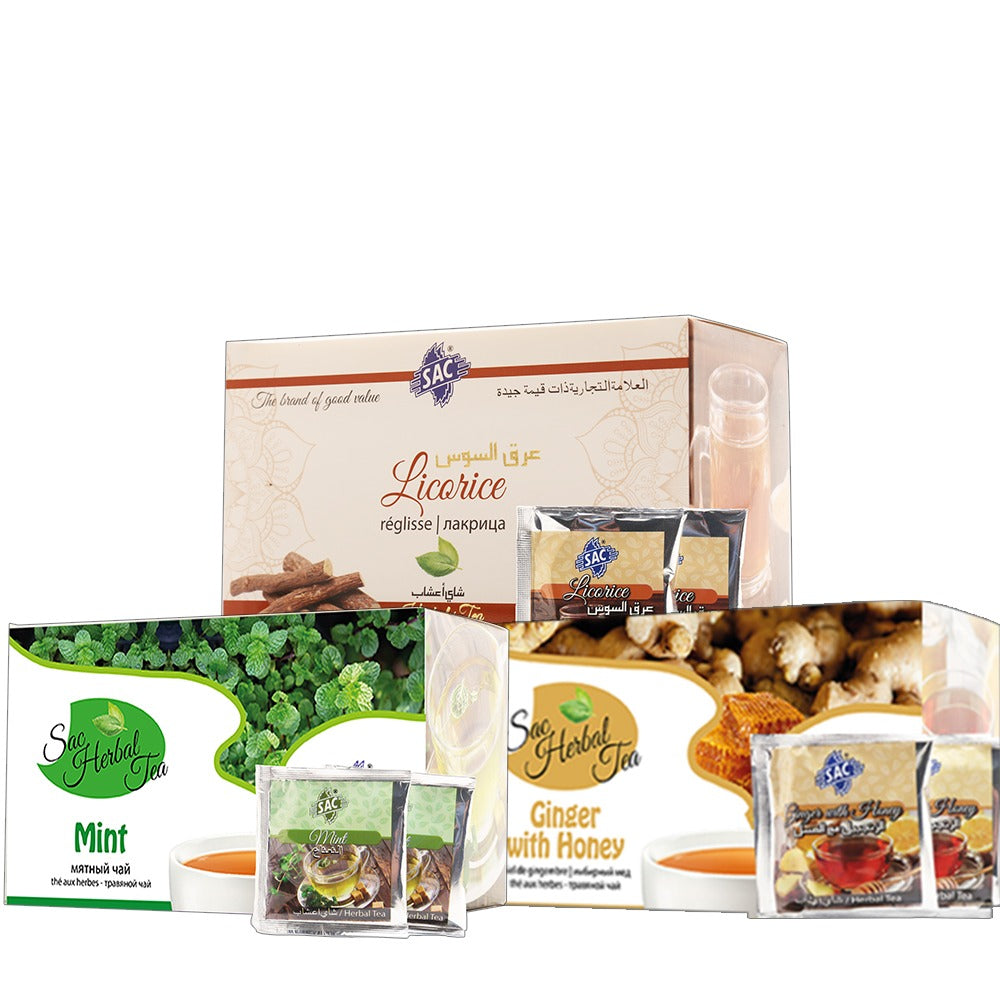 Healthy life pack (Ginger with Honey, Licorice, Mint )