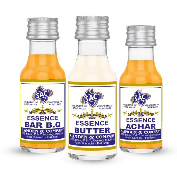 Butter, Achar & BBQ - 25ml (Pack of 3)