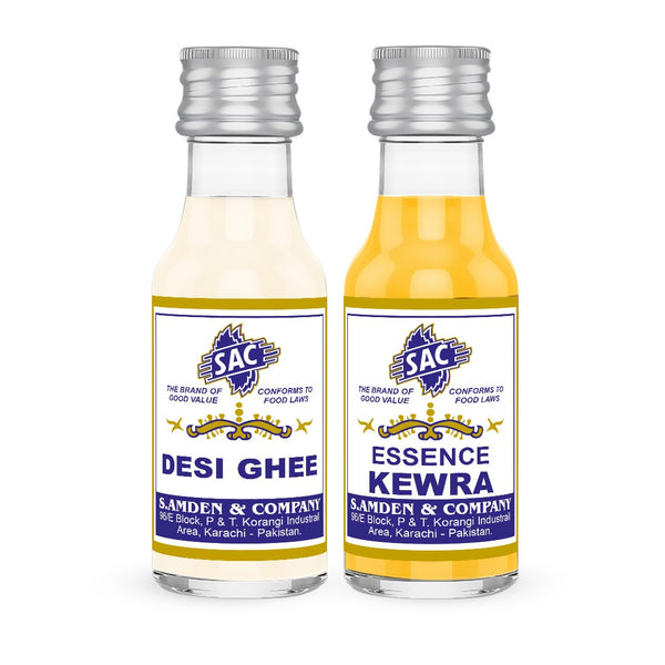 Desi Ghee & Kewra Essence Flavor - 25ml (Pack of 2)