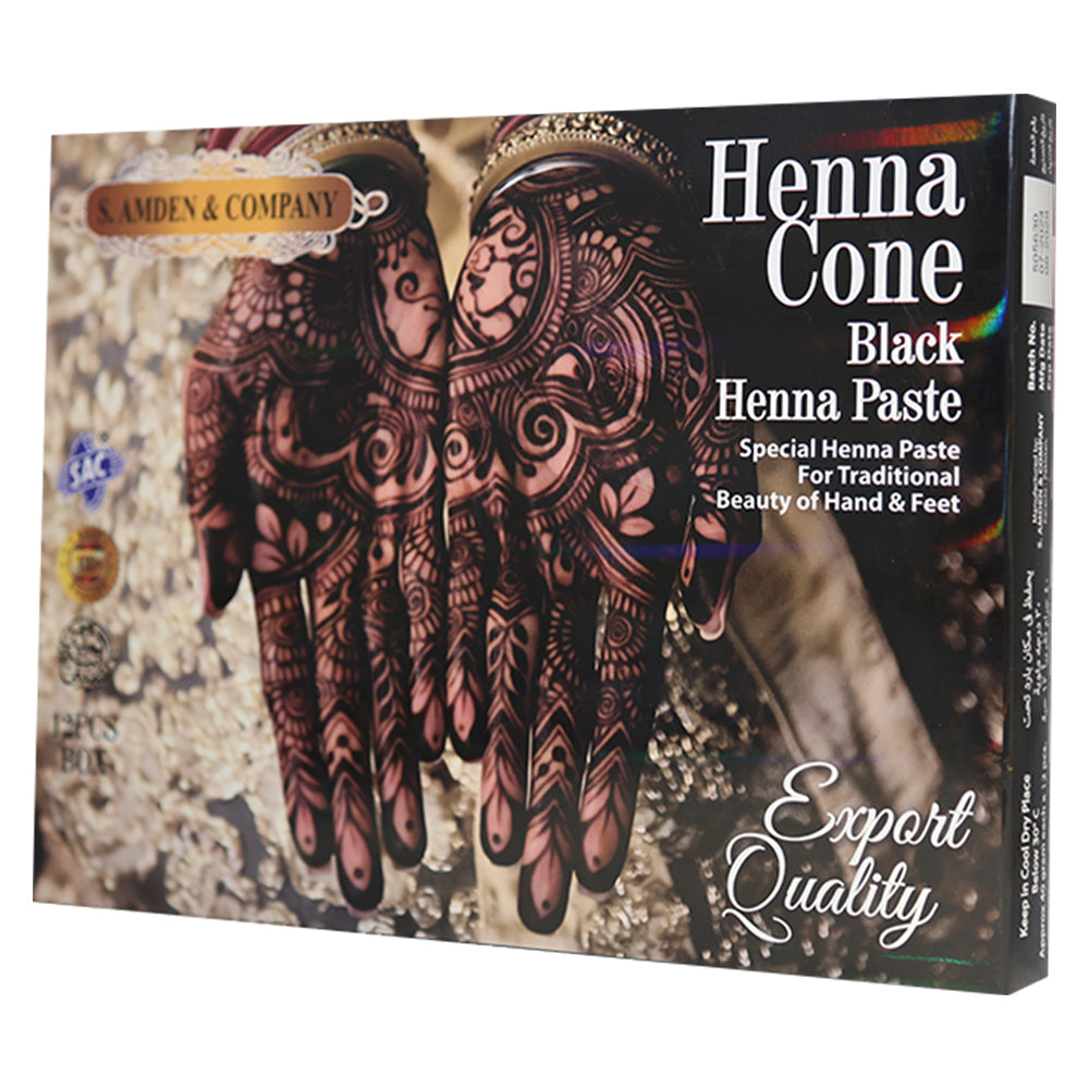 Black Henna Pack of 12