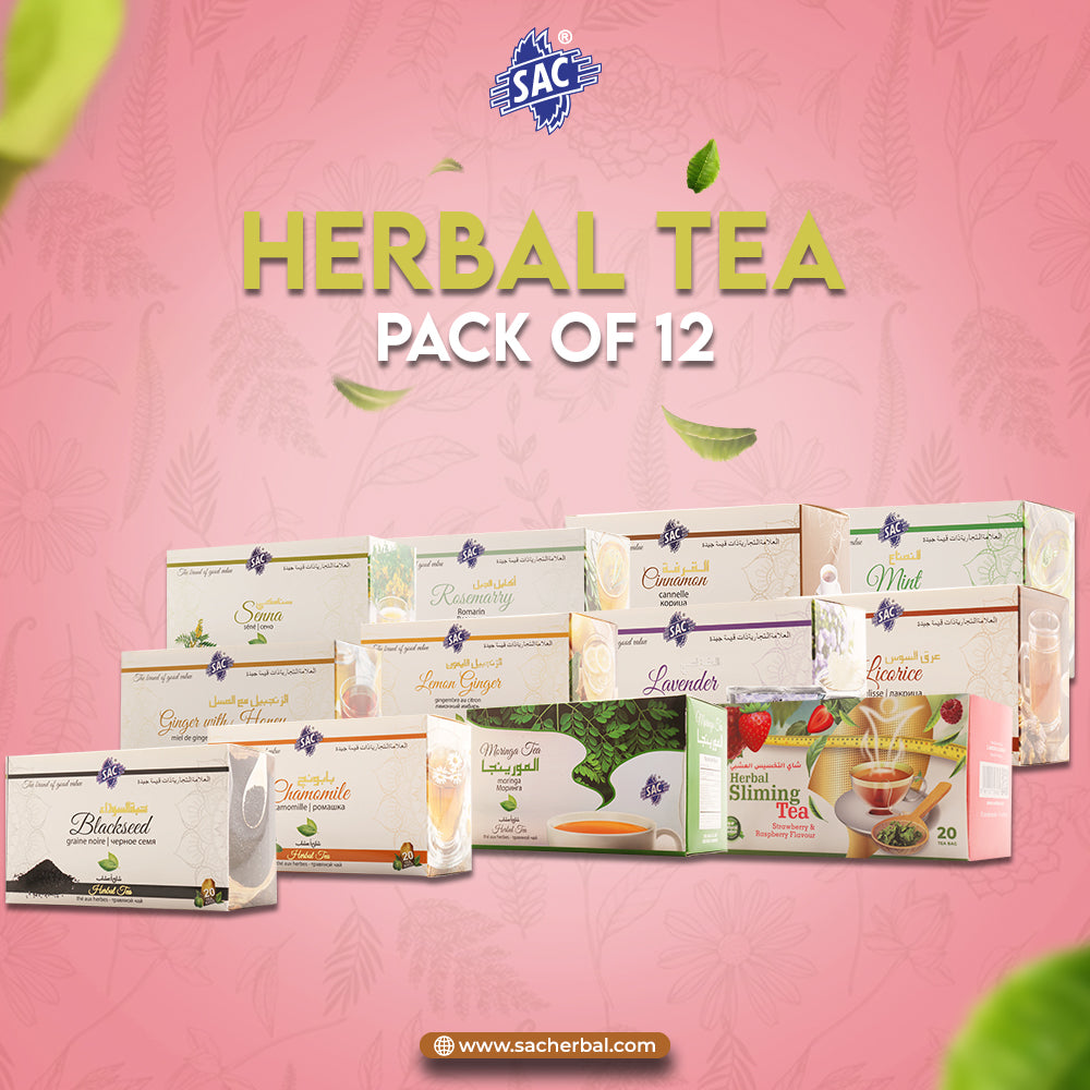 Herbal Green Tea ( Pack of 12)
