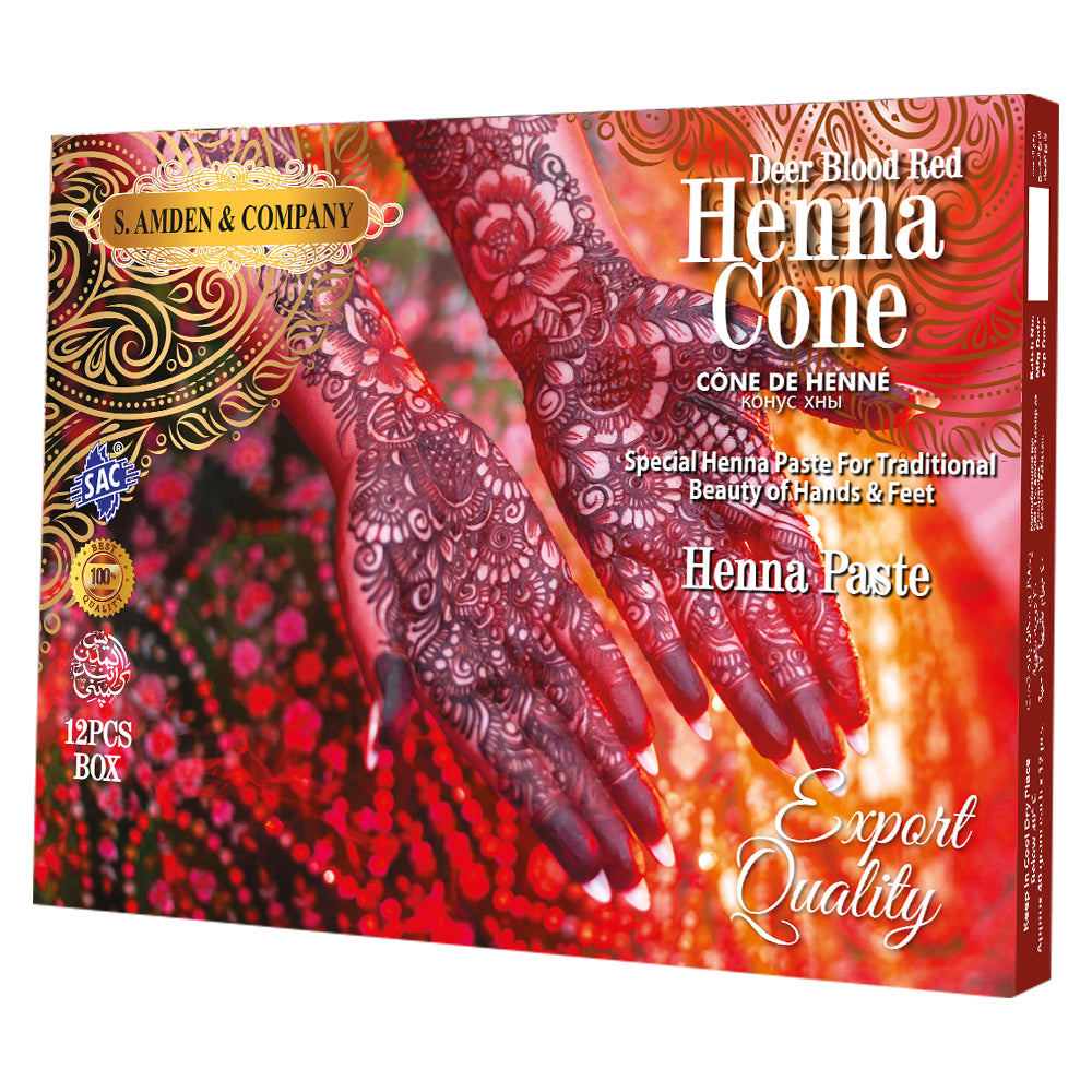 Red Henna Pack of 12