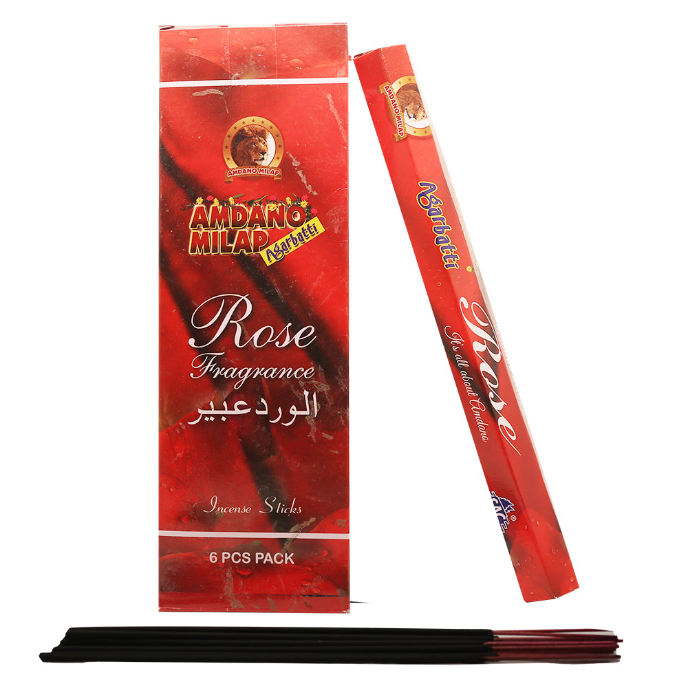 Rose Incense sticks - Aggarbati (pack of 6 boxes)