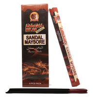 Sandal Mysore Incense sticks - Aggarbati (pack of 6 boxes)