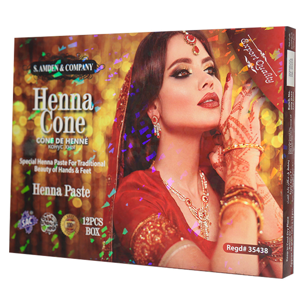 Henna Cone Pack Of 12