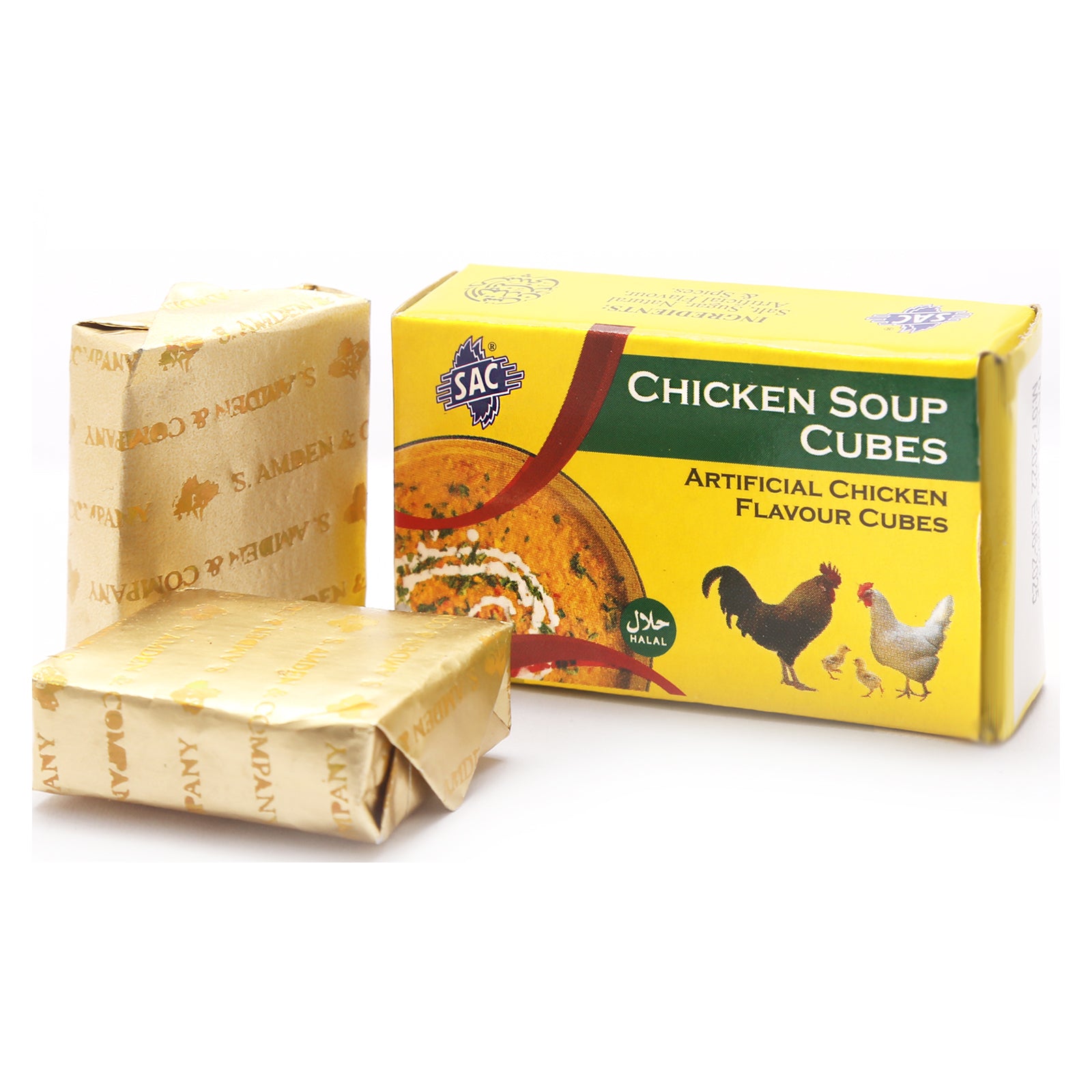Chicken Cubes - Chicken Stock (2 Cubes Inside)