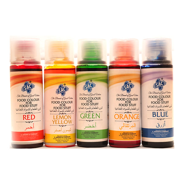 Food Gell Colour 120ml (Pack of 5)
