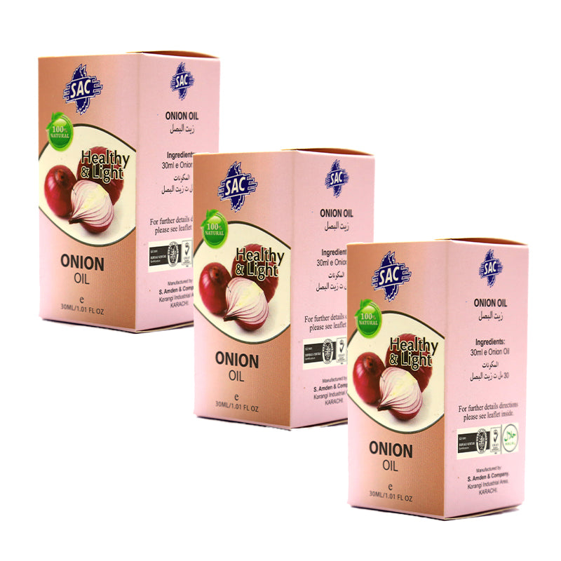 SAC Onion Oil - Pack of 3