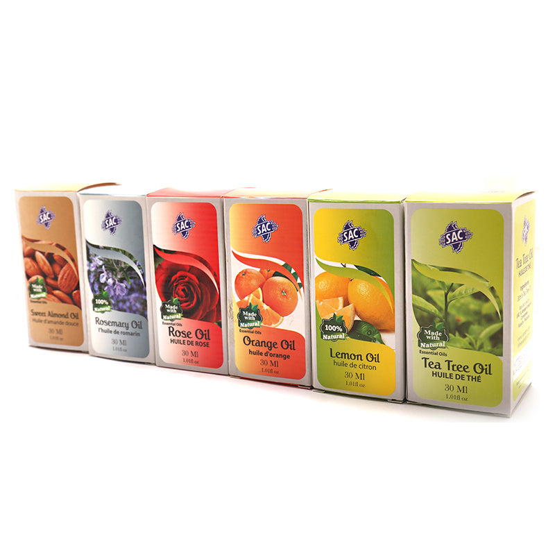 Pack Of 6 Top Skin Oils - 30ml
