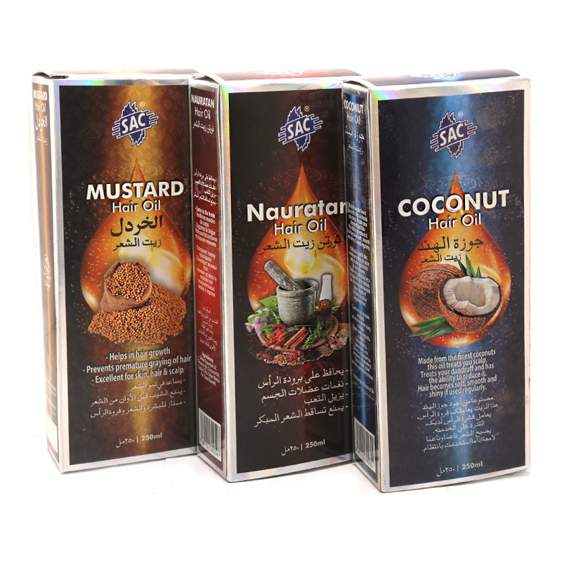 Pack of 3 Hair Oil - 250 ml