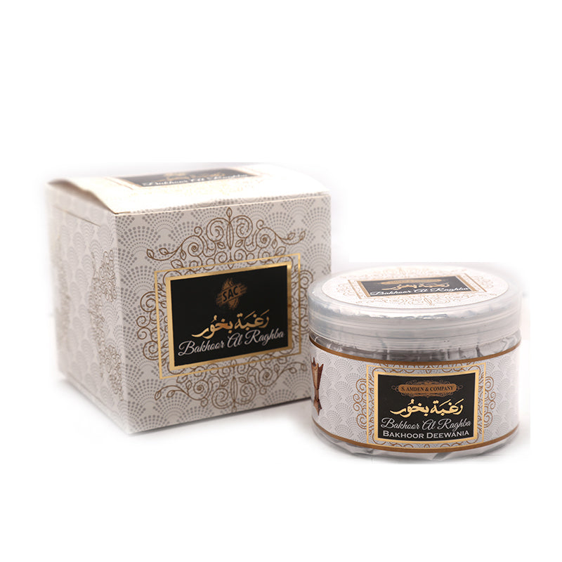 Bakhoor Al Deewania - 150Gm Jar - Incense Powdered Cubes - Arabic