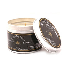 Scented Candles Black - Flower Garden -Jardin the de Fleurs