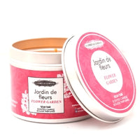 Scented Candles Pink - Flower Garden -Jardin the de Fleurs